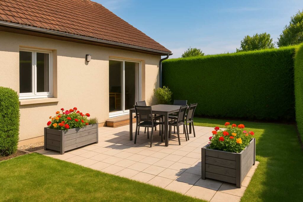 jardin entretenue la férte saint aubin