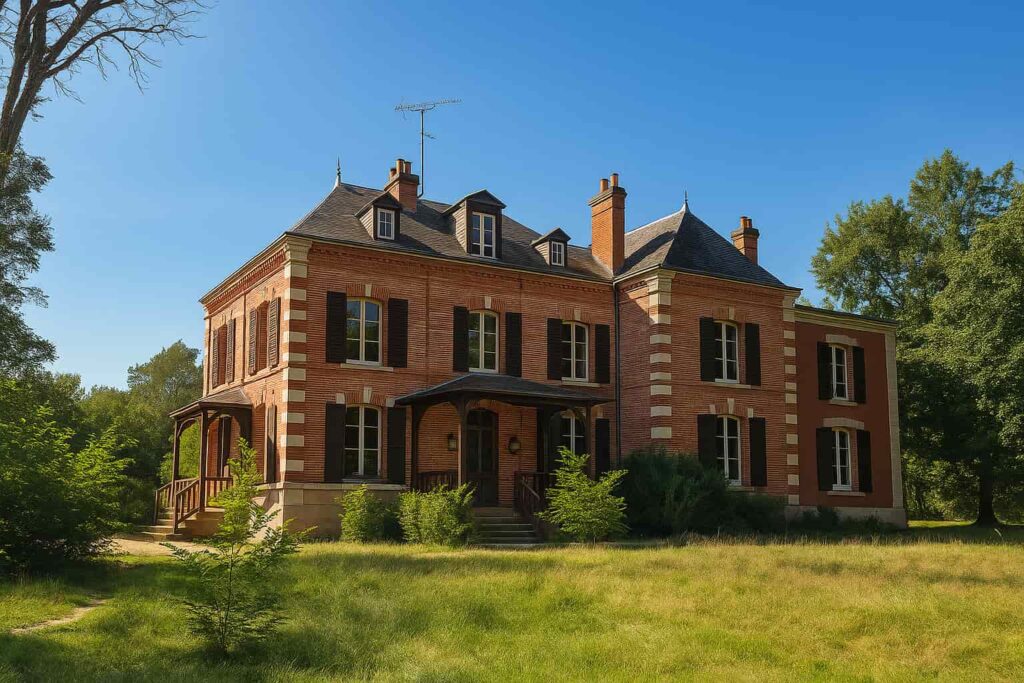 Maison familiale à ligny-le-ribault avec jardin